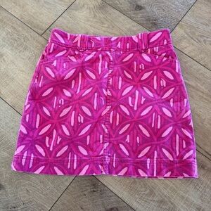 Lilly Pulitzer Floral Patterned Women’s Mini Skirt, Sz 4